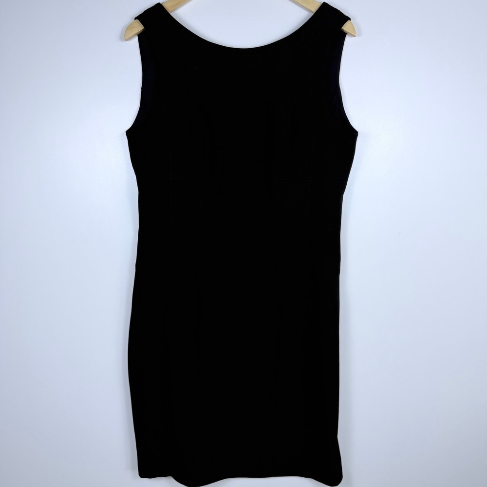 WHBM,Little Black Dress Bodycon, Cocktail Dress,Minimalist Textured Stitching. - Picture 3 of 14